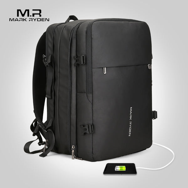 17 inch USB Recharging Multi-layer Space Travel Backpack MR8057 - Mark ...